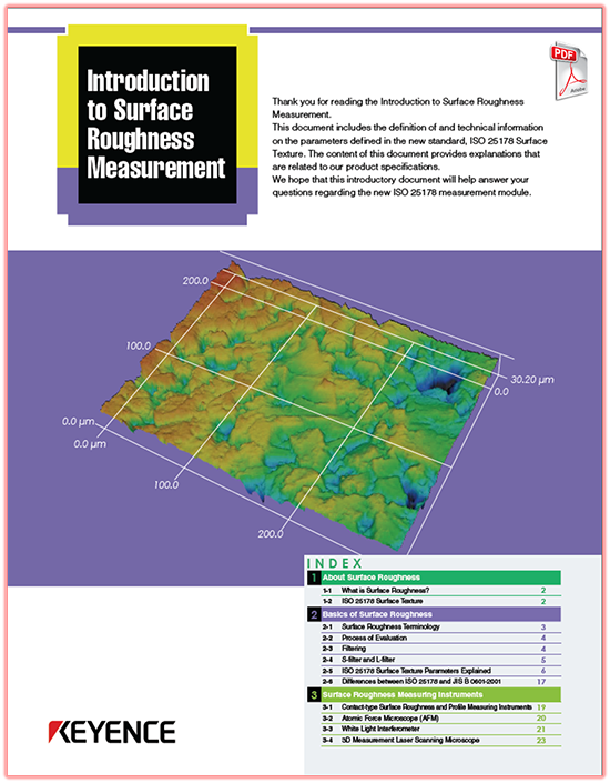 Surface Roughness Evaluations Guidebook KEYENCE America